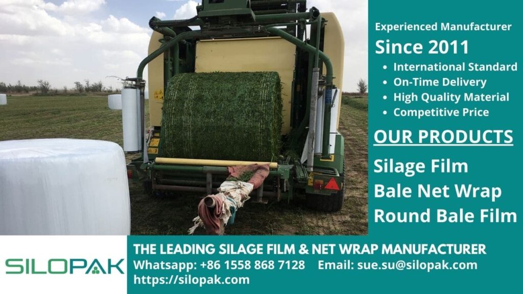 Silage Film maize, rye, oats, vetches, alfalfa, clovers