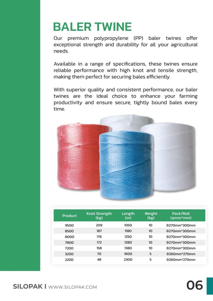 Knot-Strength Baler Twine Specifications for Bale Failure Risk Management
